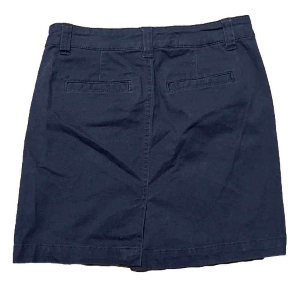 Aeropostale Navy Blue Cotton Spandex Skirt Women Size 00